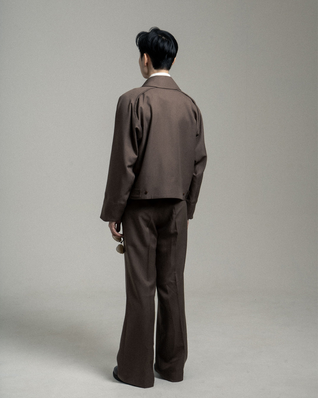 RIDER JACKET - TAUPE BROWN