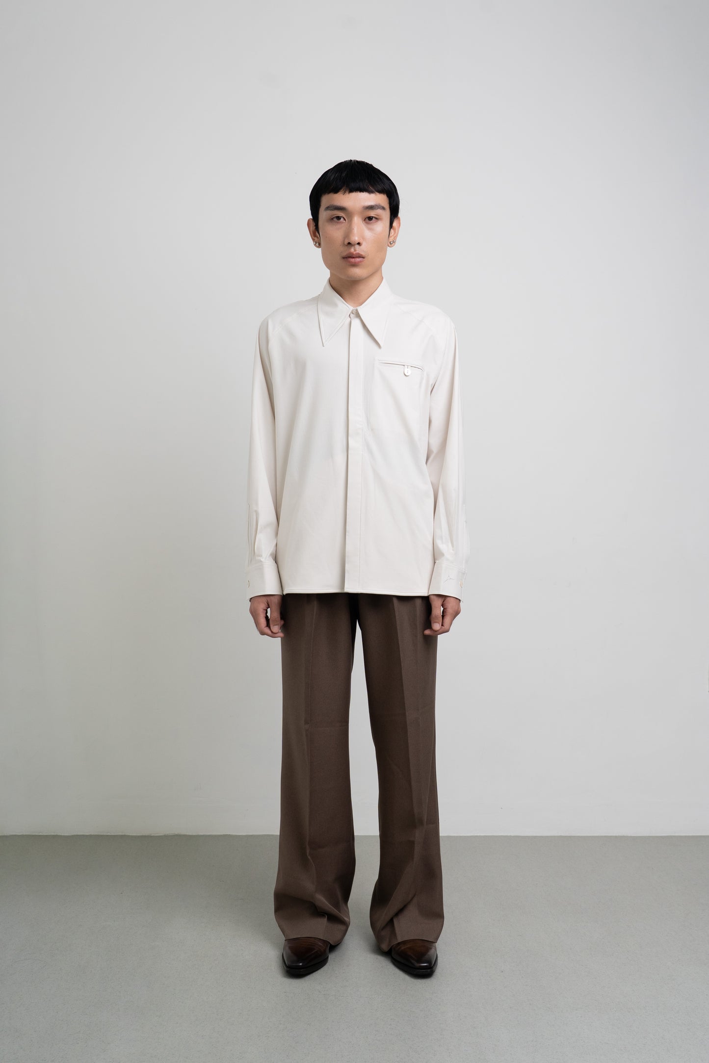 "AMOEBA" SHIRT - BONE WHITE