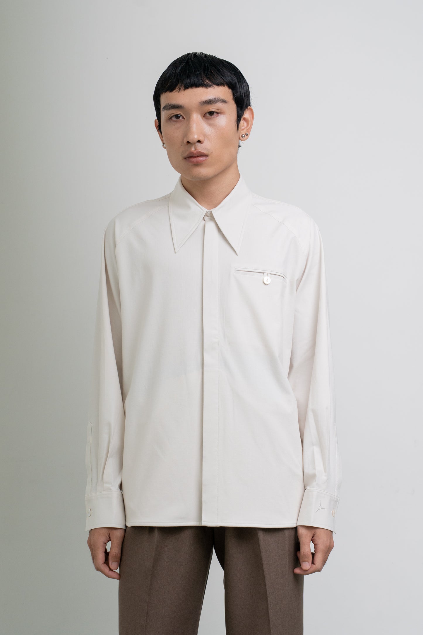 "AMOEBA" SHIRT - BONE WHITE