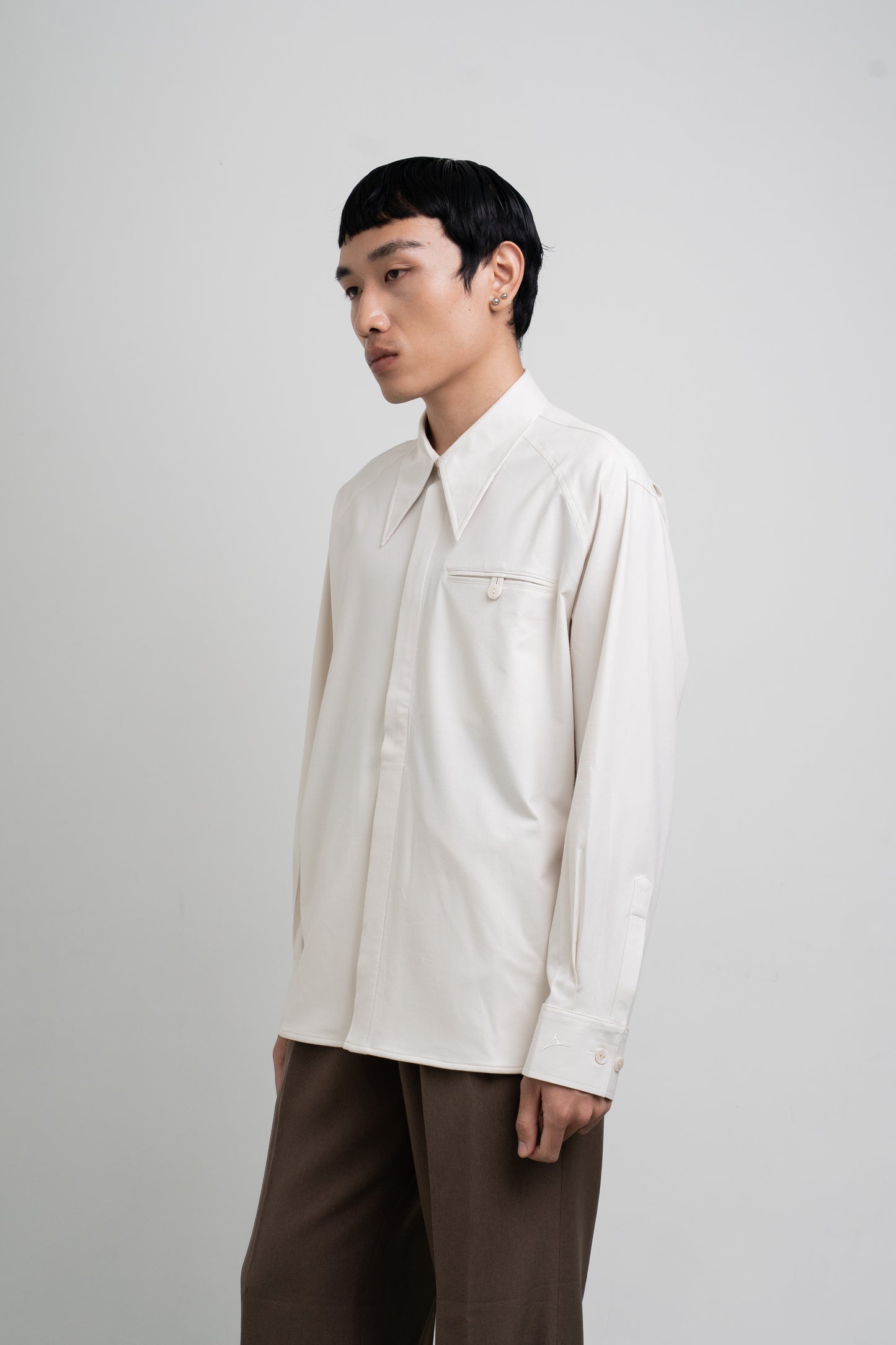 "AMOEBA" SHIRT - BONE WHITE