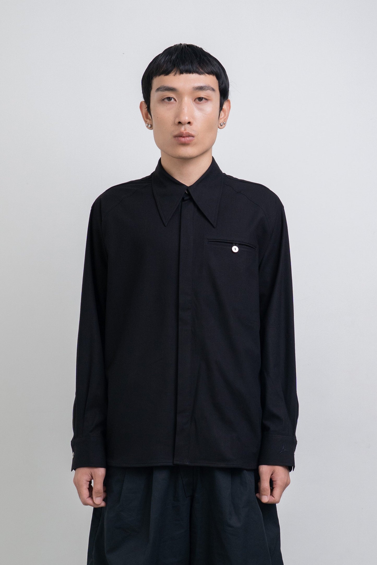 "AMOEBA" SHIRT - BLACK