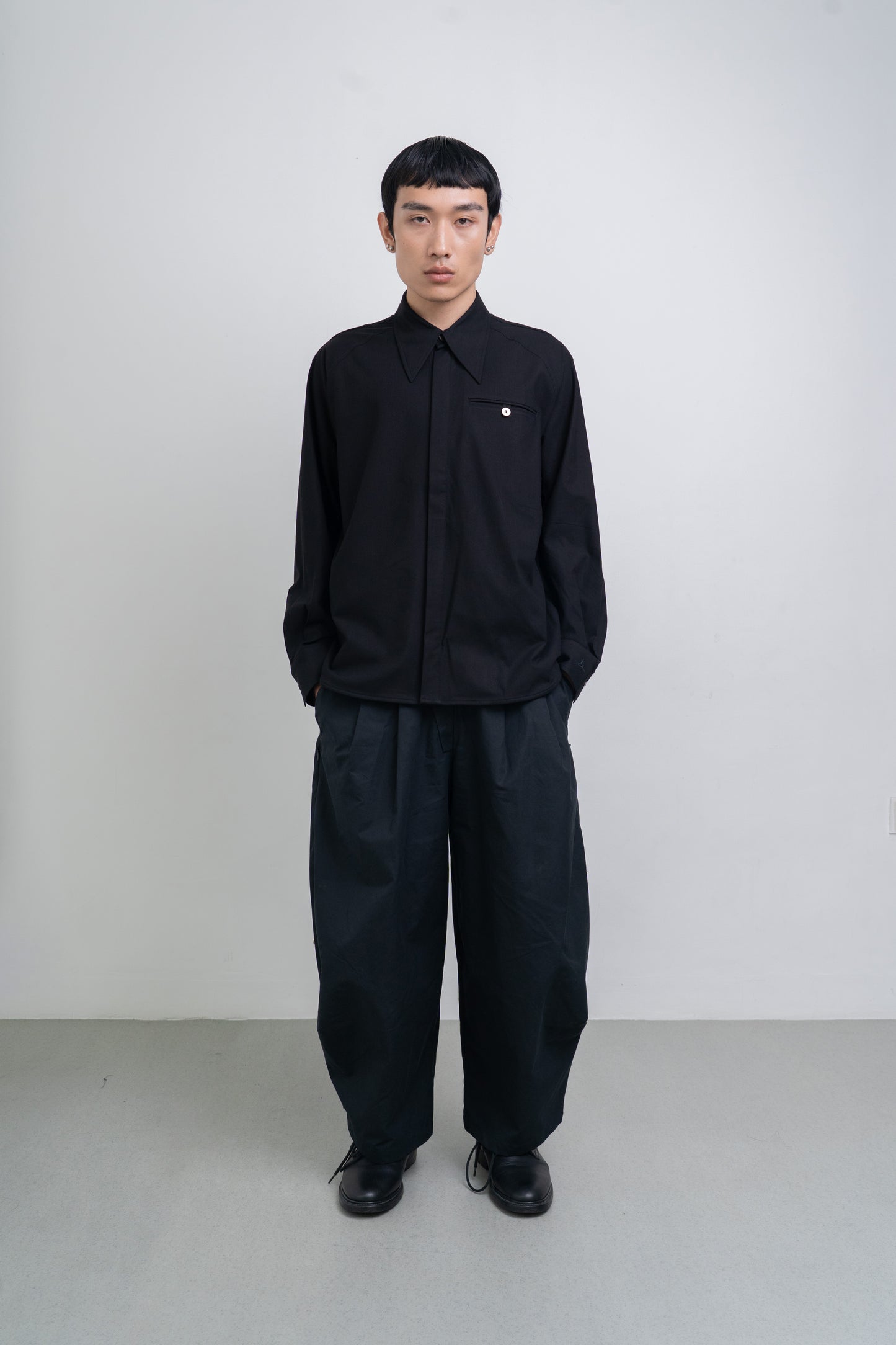 "AMOEBA" SHIRT - BLACK