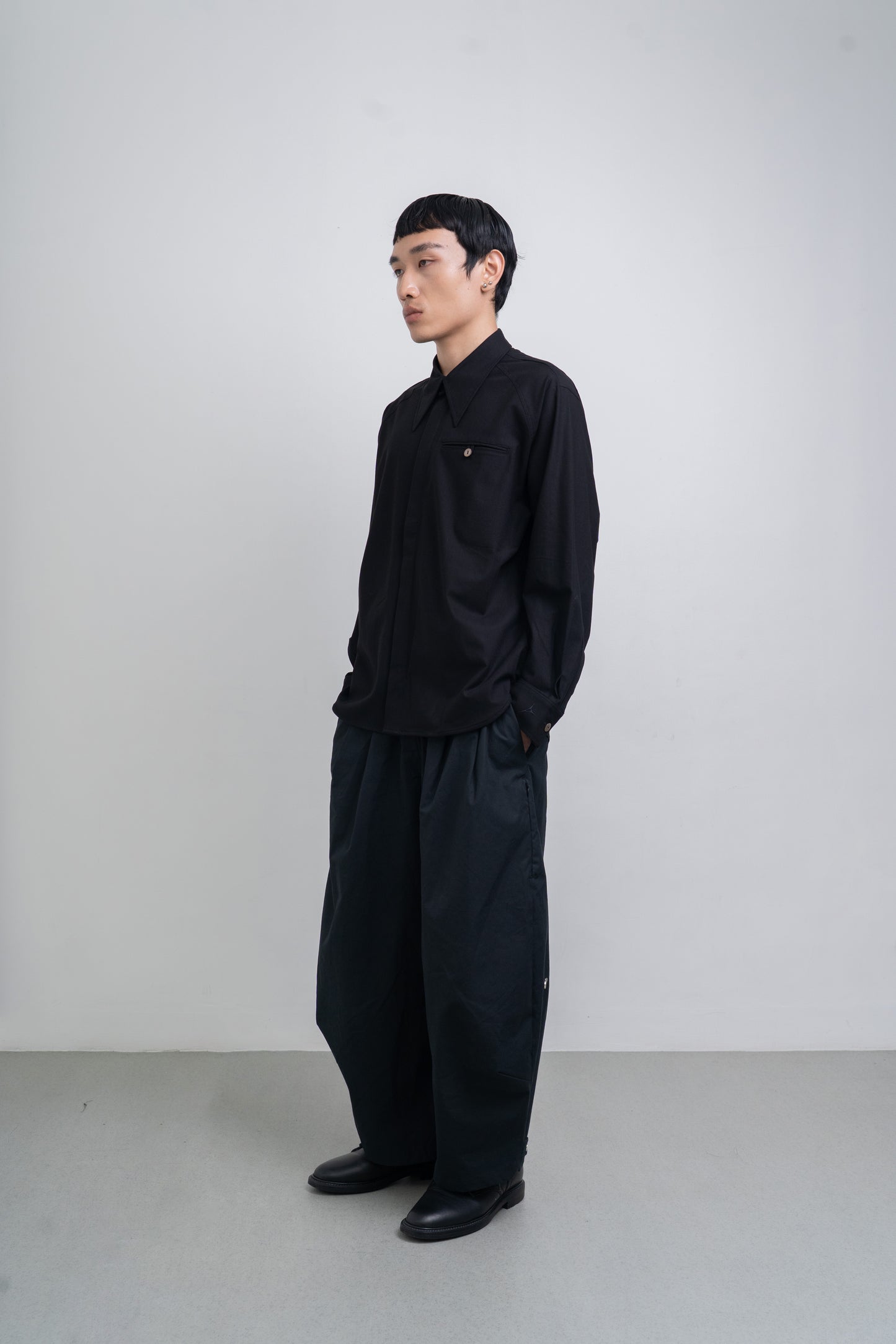 "AMOEBA" SHIRT - BLACK