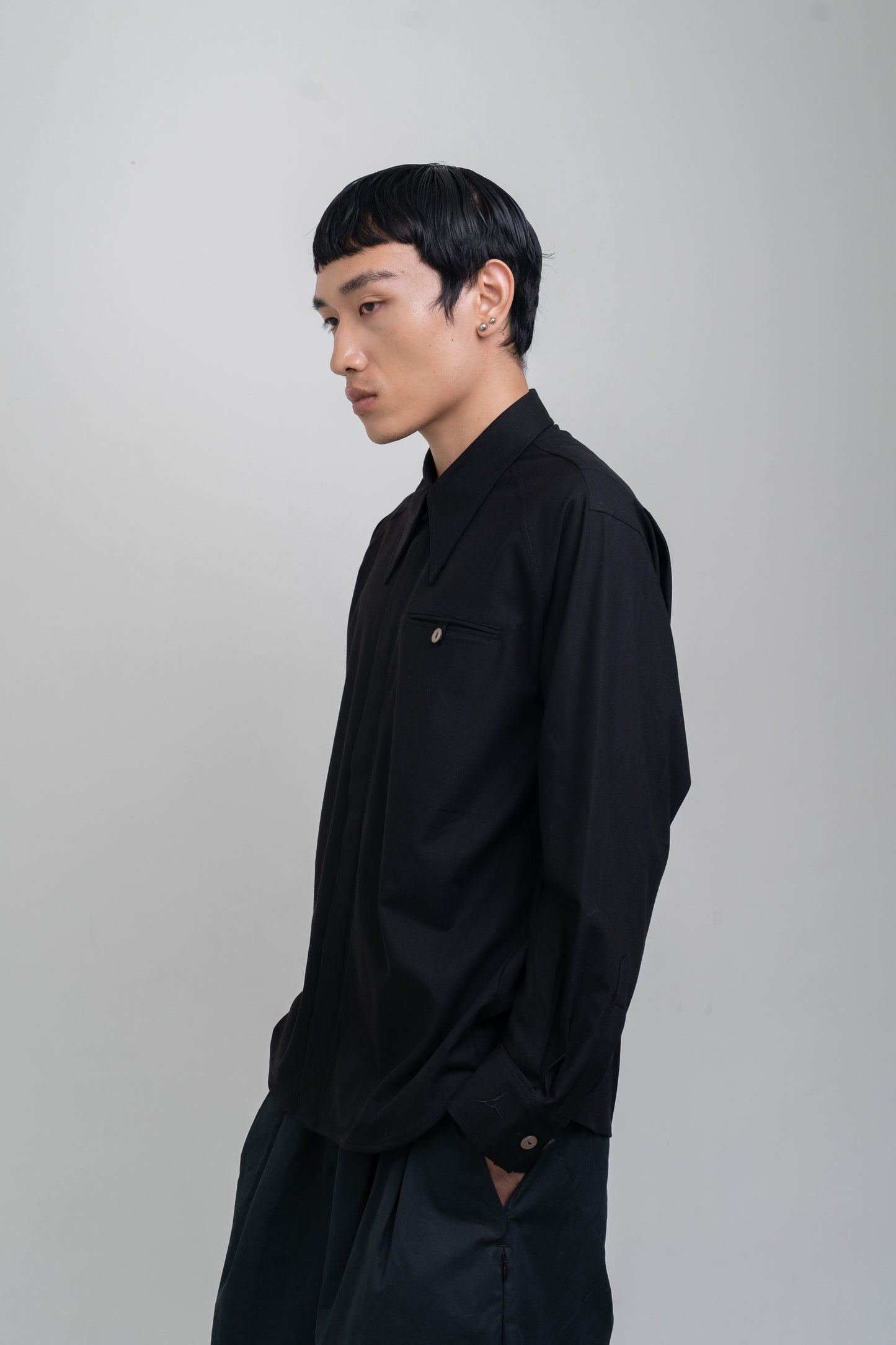 "AMOEBA" SHIRT - BLACK
